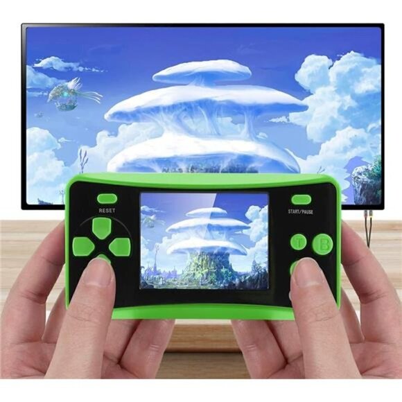 Kids Handheld 182 Built In Games Console Children Ages 4-12 Retro Classic GREEN - Picture 5 of 5